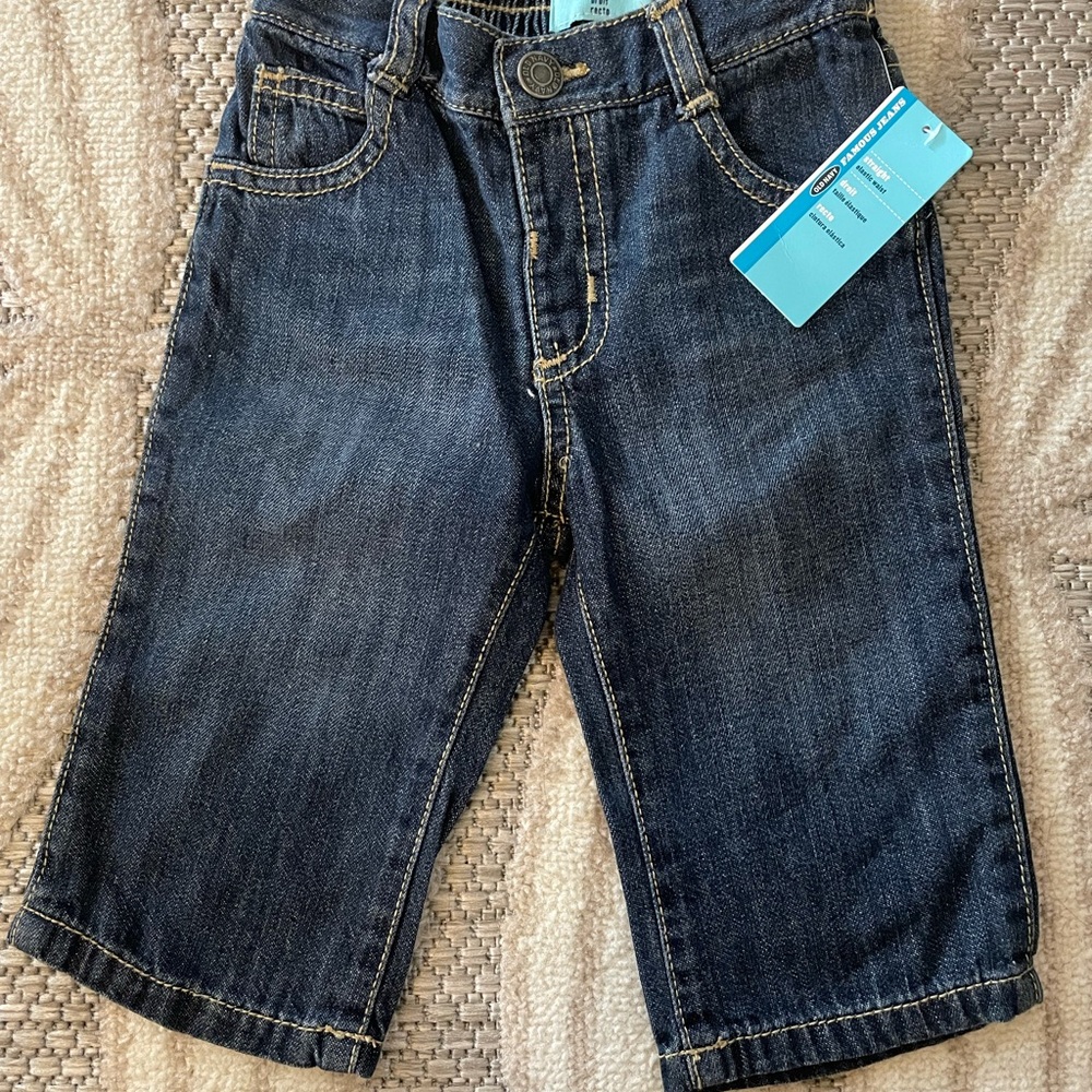 Brand new baby boy jeans, 6-12 months